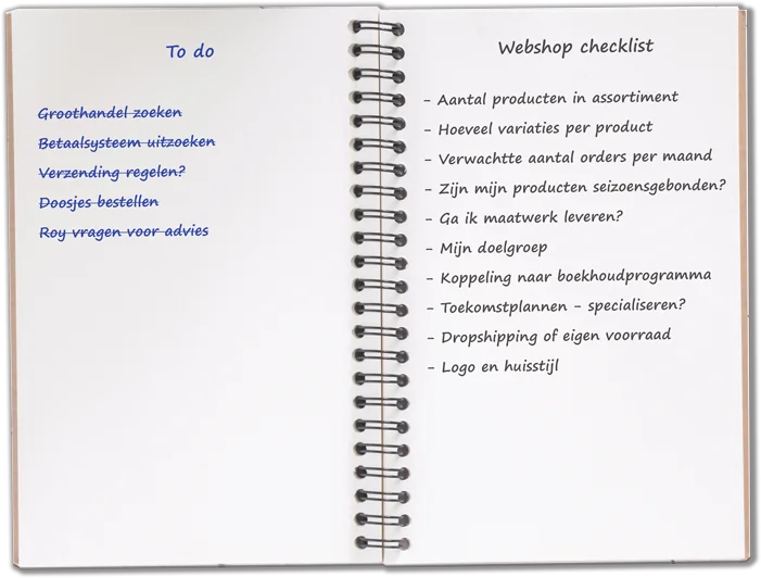 Webshop checklist