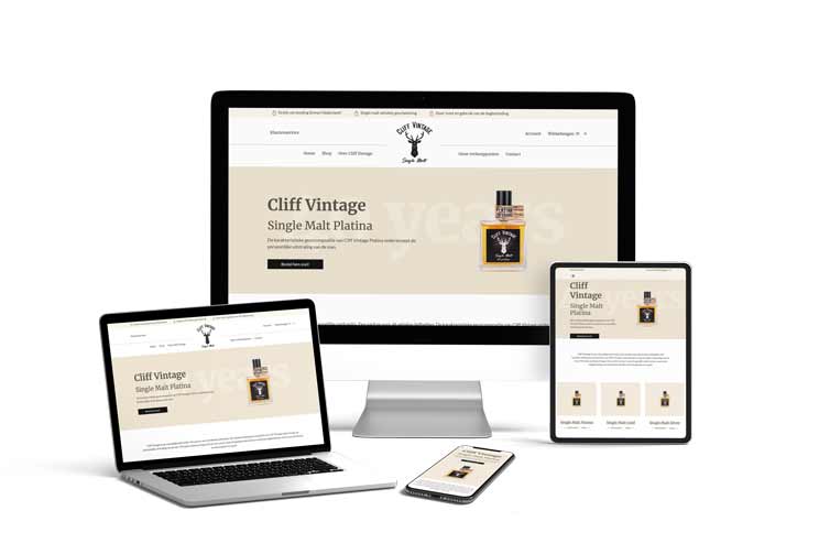Cliff Vintage WordPress WooCommerce Webshop